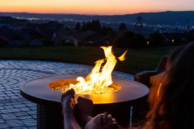 patio fire pit installation 1 - Meta Paving Stones - Paver Contractor Bay Area patio fire pit installation 1